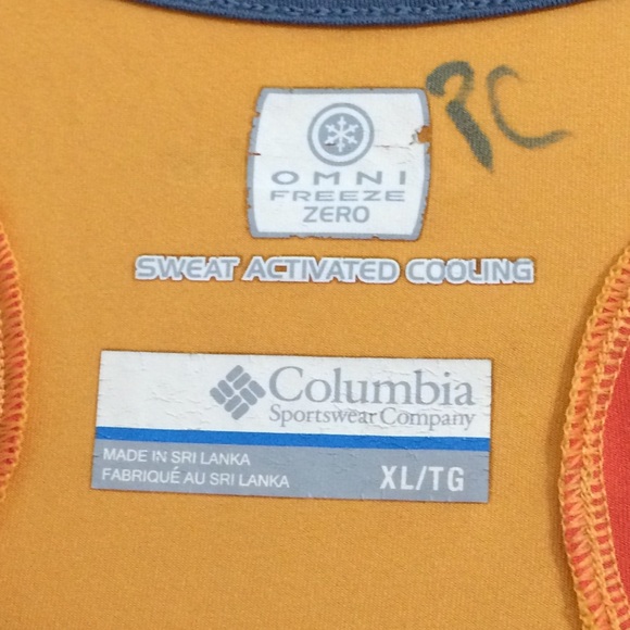 Columbia Omni Freeze Zero Sweat Activated Cooling Tank Top - Picture 2 of 5